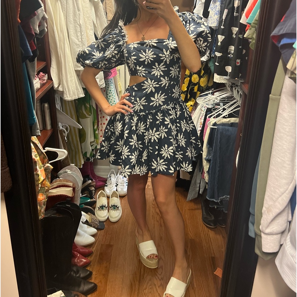 NWT En Saison Floral Catalina Mini Dress